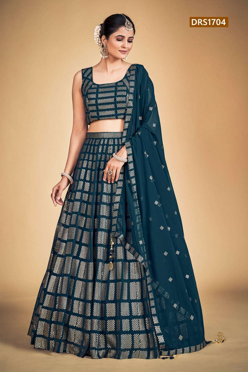 Dresstive Present Sophia Amazing Sequin Work Readymade Lehenga Choli