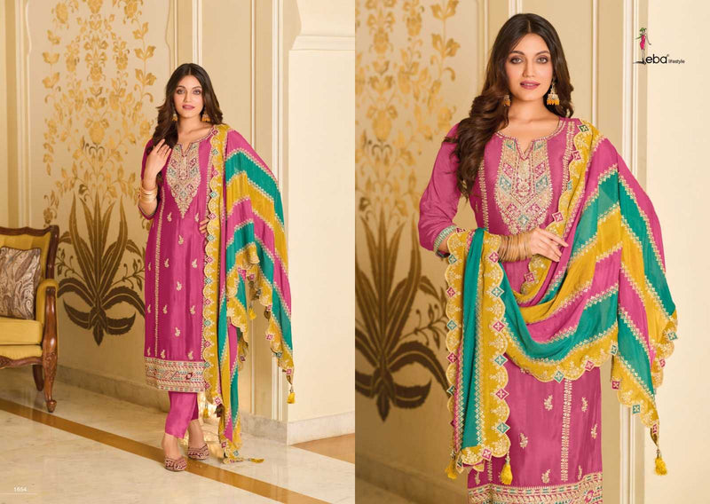 Eba Lifestyle Yasmin Premium Silk With Emboidery Work Wedding Wear Suit