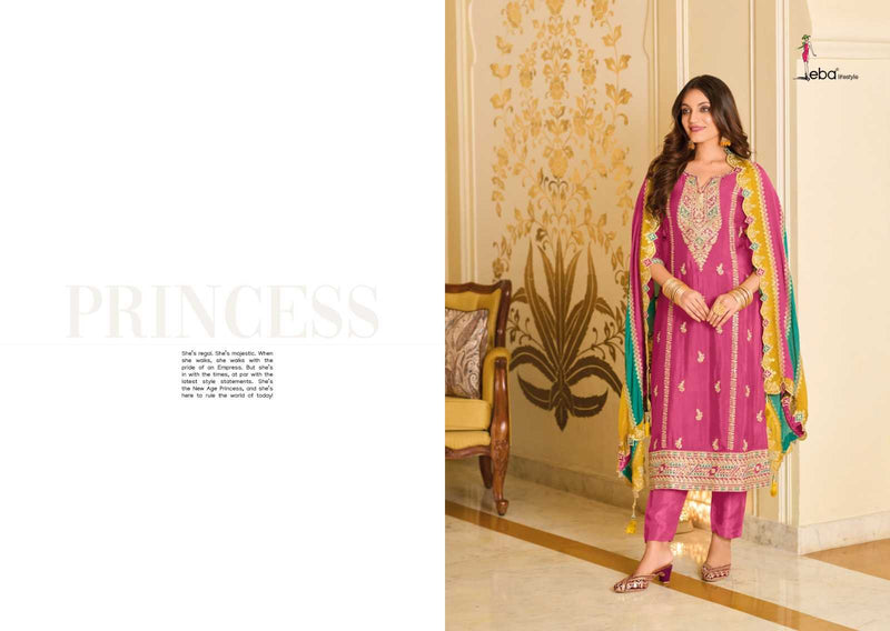 Eba Lifestyle Yasmin Premium Silk With Emboidery Work Wedding Wear Suit