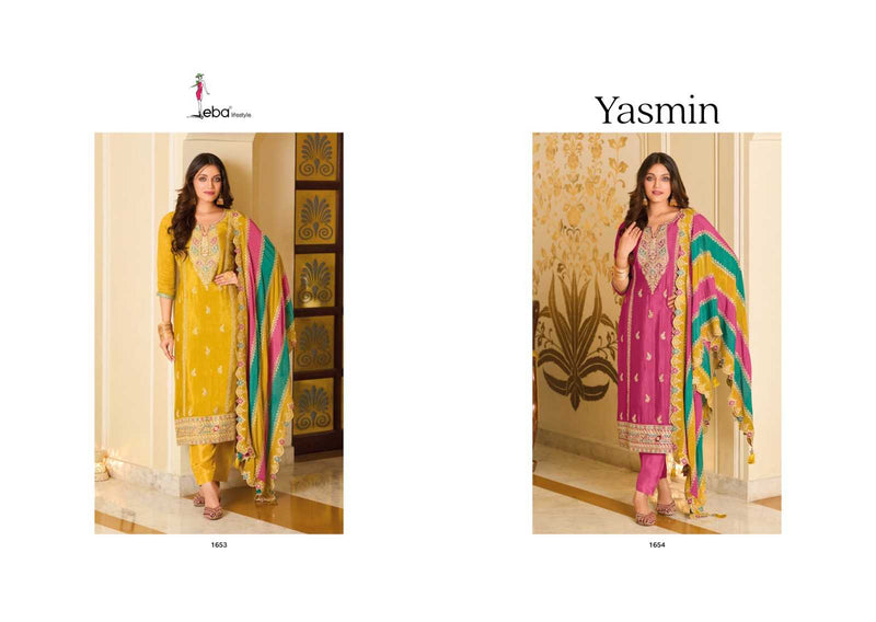 Eba Lifestyle Yasmin Premium Silk With Emboidery Work Wedding Wear Suit