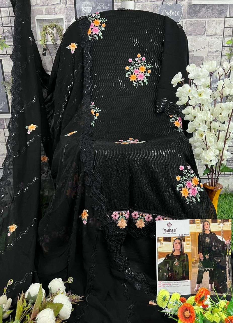 Mahnur Fashion Emaan Adeel Premium Collection Vol 4 Heavy Georgette Embroidery Pakistani Suits