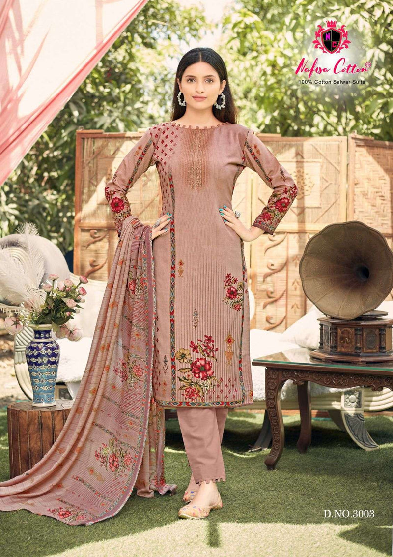 Esra Karachi Suits Vol 3 By Nafisa Cotton Digital Print Adorable Salwar Kameez