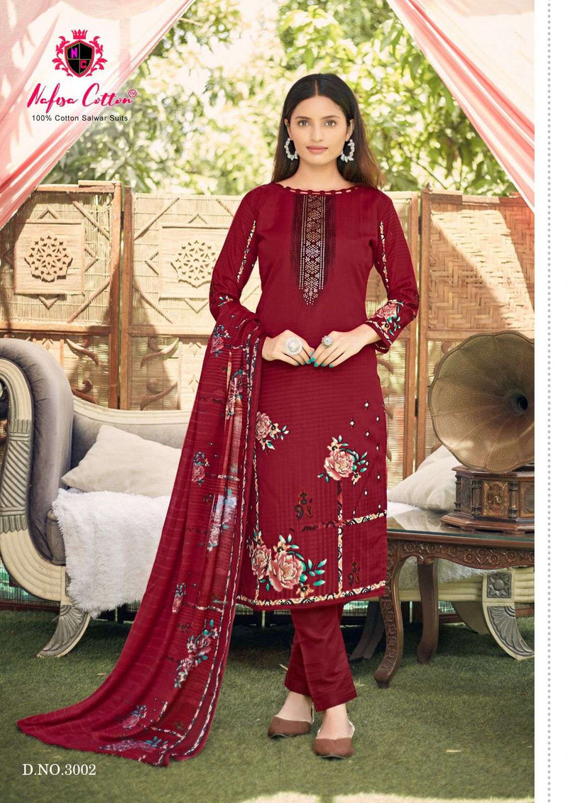 Esra Karachi Suits Vol 3 By Nafisa Cotton Digital Print Adorable Salwar Kameez