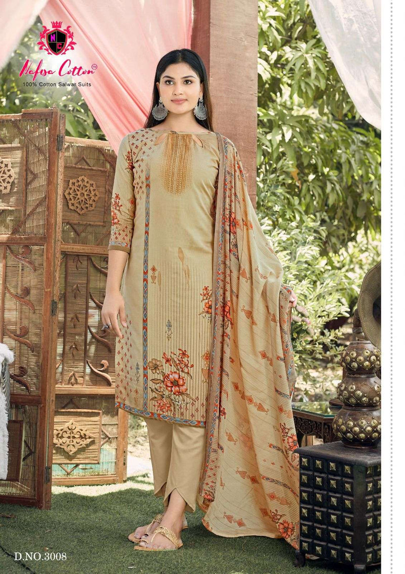 Esra Karachi Suits Vol 3 By Nafisa Cotton Digital Print Adorable Salwar Kameez