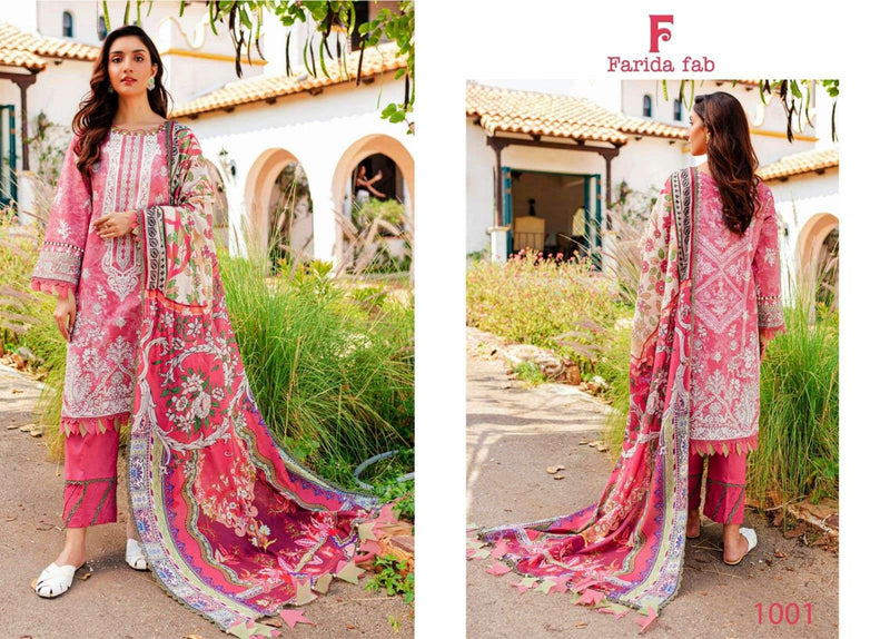 Farida Fab Concept A Cotton Unstitched Daily Wear Salwar Suit