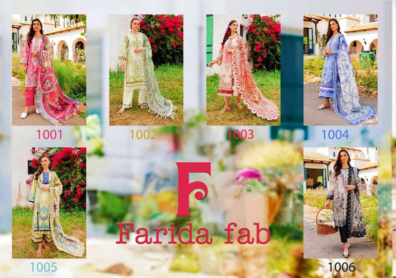 Farida Fab Concept A Cotton Unstitched Daily Wear Salwar Suit