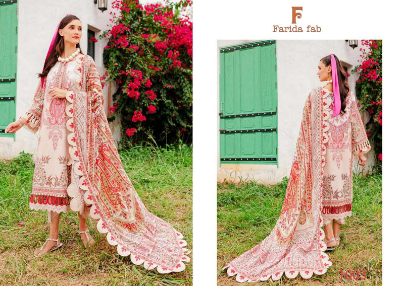 Farida Fab Concept A Cotton Unstitched Daily Wear Salwar Suit