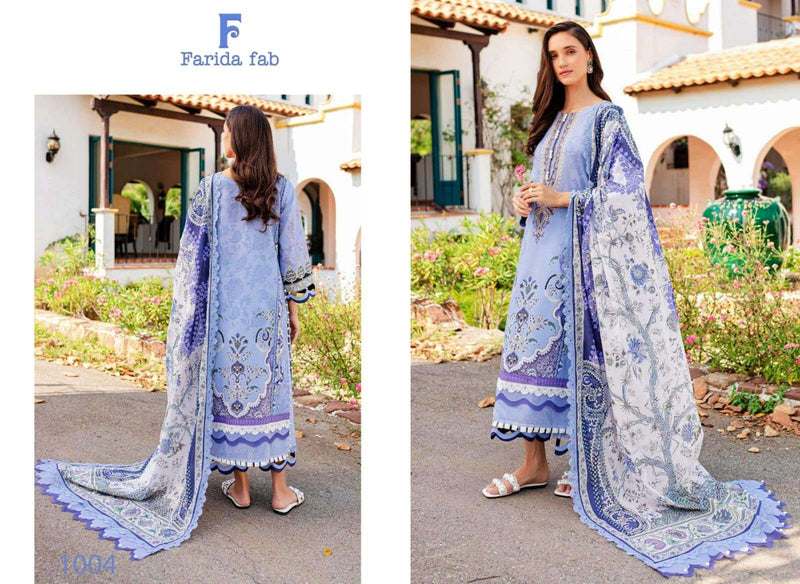 Farida Fab Concept A Cotton Unstitched Daily Wear Salwar Suit