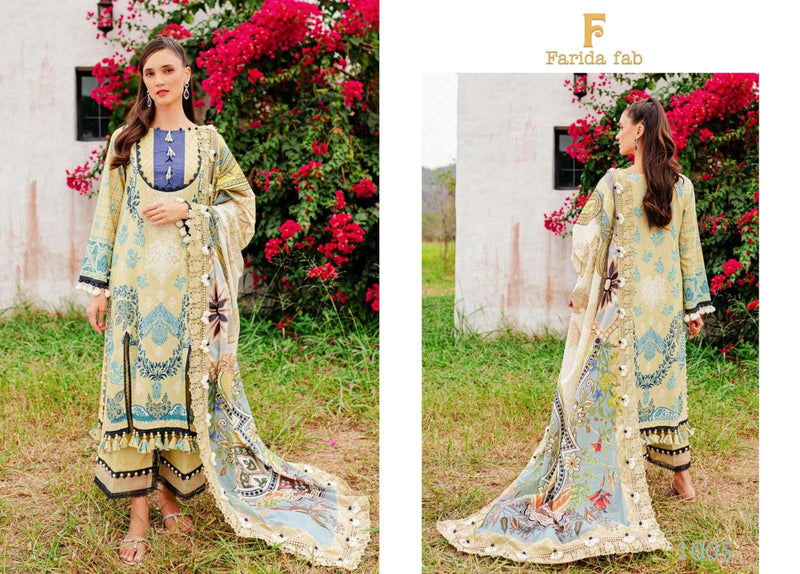 Farida Fab Concept A Cotton Unstitched Daily Wear Salwar Suit