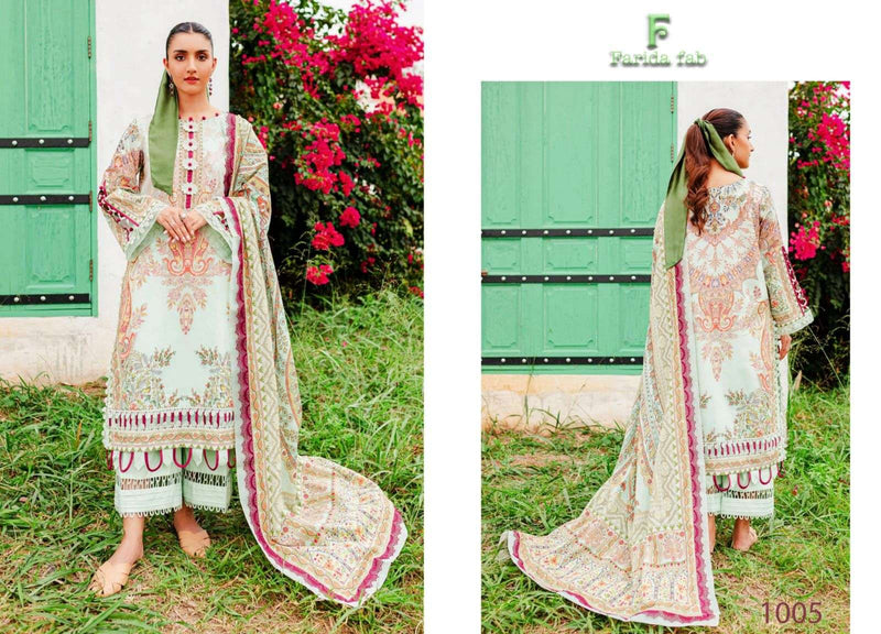 Farida Fab Concept B Cotton Digital Print Daily Wear Salwar Suit