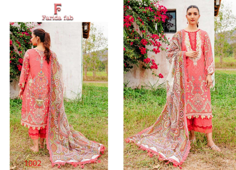 Farida Fab Concept B Cotton Digital Print Daily Wear Salwar Suit