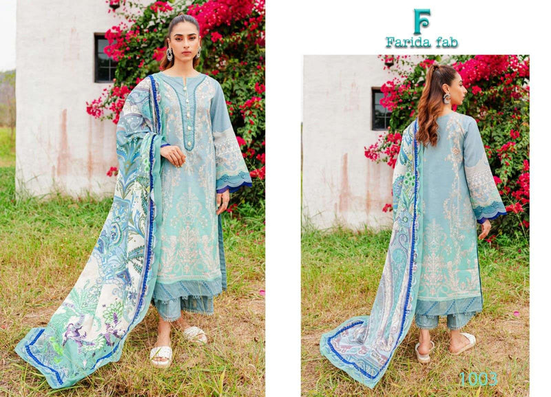 Farida Fab Concept B Cotton Digital Print Daily Wear Salwar Suit