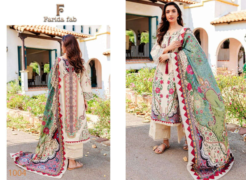Farida Fab Concept B Cotton Digital Print Daily Wear Salwar Suit