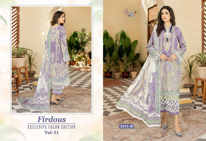 Shree Fabs Firdous Exclusive Collection Vol 31  Cotton Print Unstitched Salwar Suit