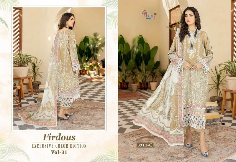 Shree Fabs Firdous Exclusive Collection Vol 31  Cotton Print Unstitched Salwar Suit