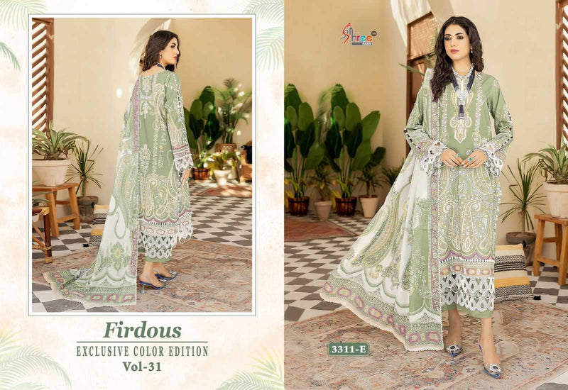 Shree Fabs Firdous Exclusive Collection Vol 31  Cotton Print Unstitched Salwar Suit