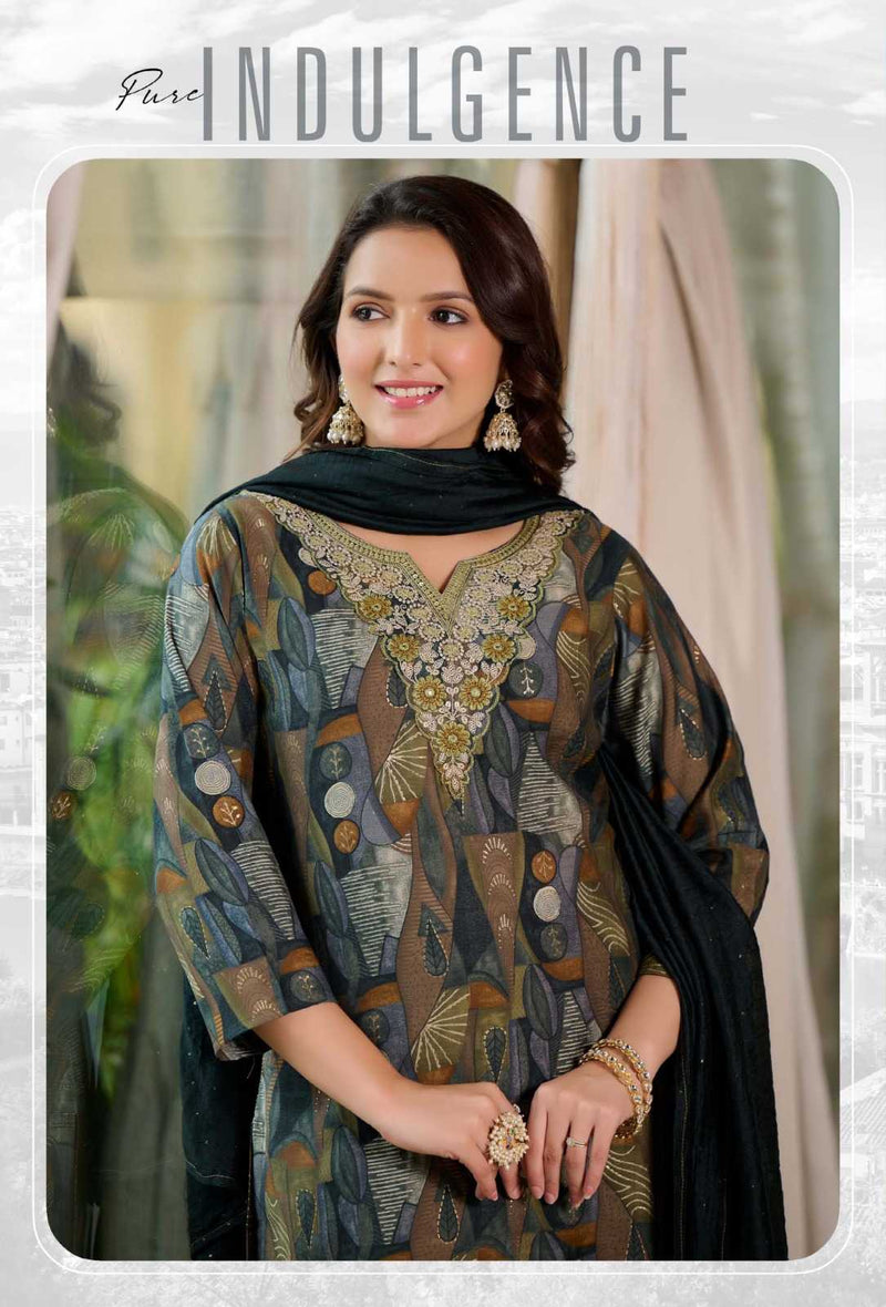 Rangmaya Fashion Florence Modal Silk Casual Wear Kurti Pant Dupatta Set