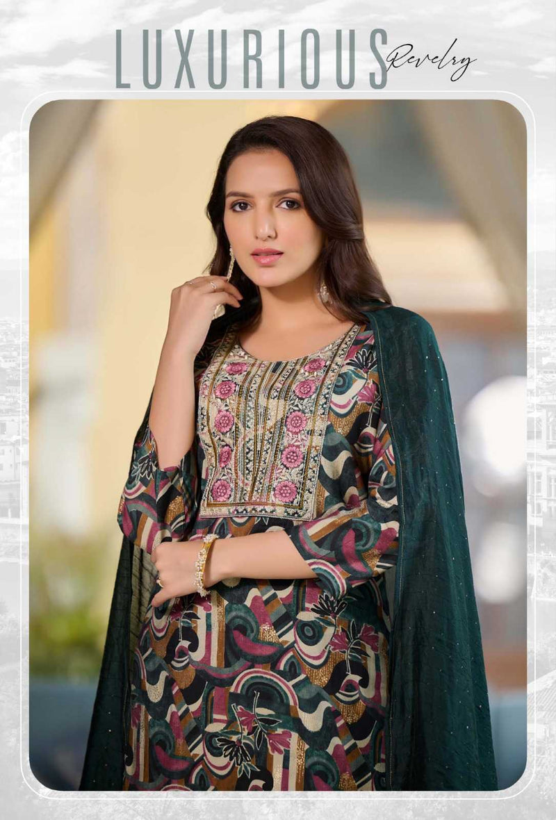 Rangmaya Fashion Florence Modal Silk Casual Wear Kurti Pant Dupatta Set