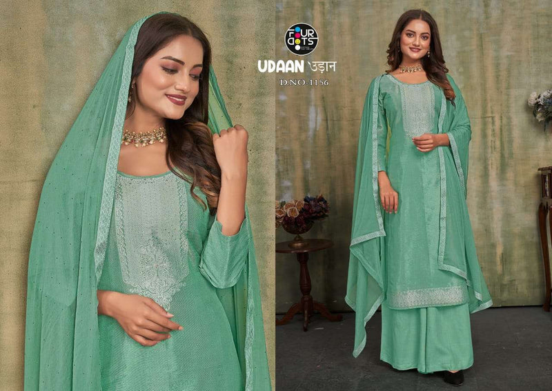 Fourdots Udaan Jequard Lakhnavi Fancy Work Salwar Suit