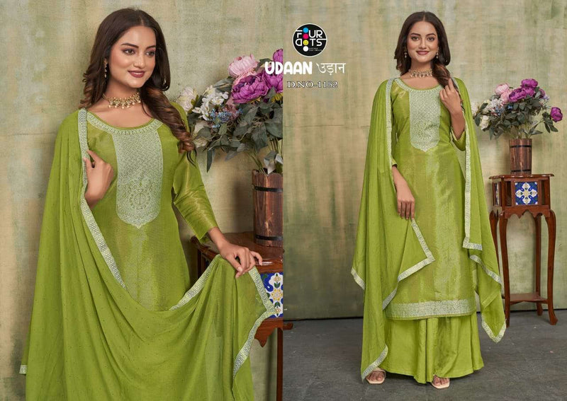 Fourdots Udaan Jequard Lakhnavi Fancy Work Salwar Suit