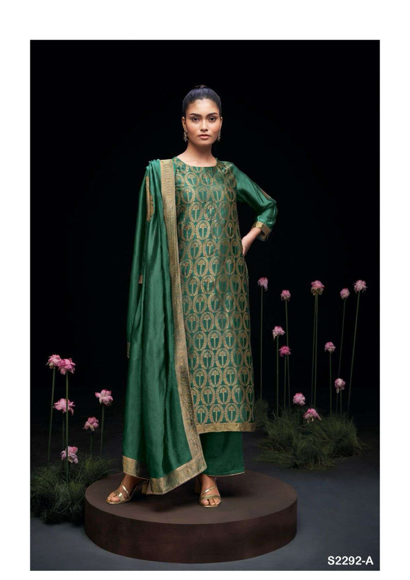 Ganga Fashion Ayaka 2292 Silk Jacquard Handwork Designer Salwar Kameez