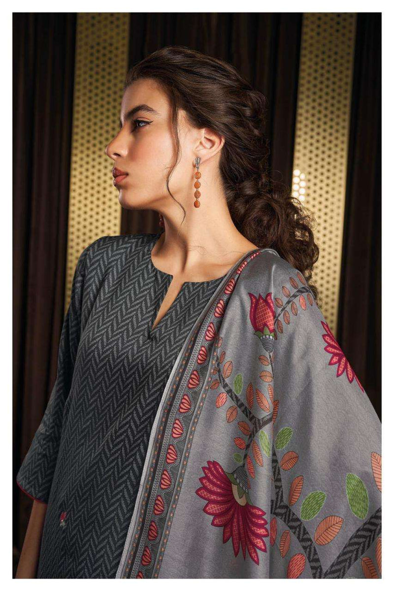 Ganga Candika 1806 Cotton Silk Printed With Work Salwar Kameez
