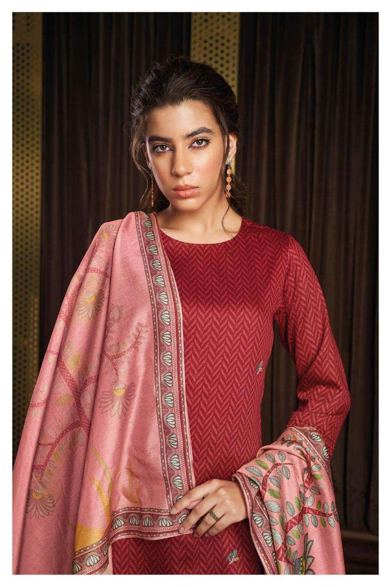 Ganga Candika 1806 Cotton Silk Printed With Work Salwar Kameez