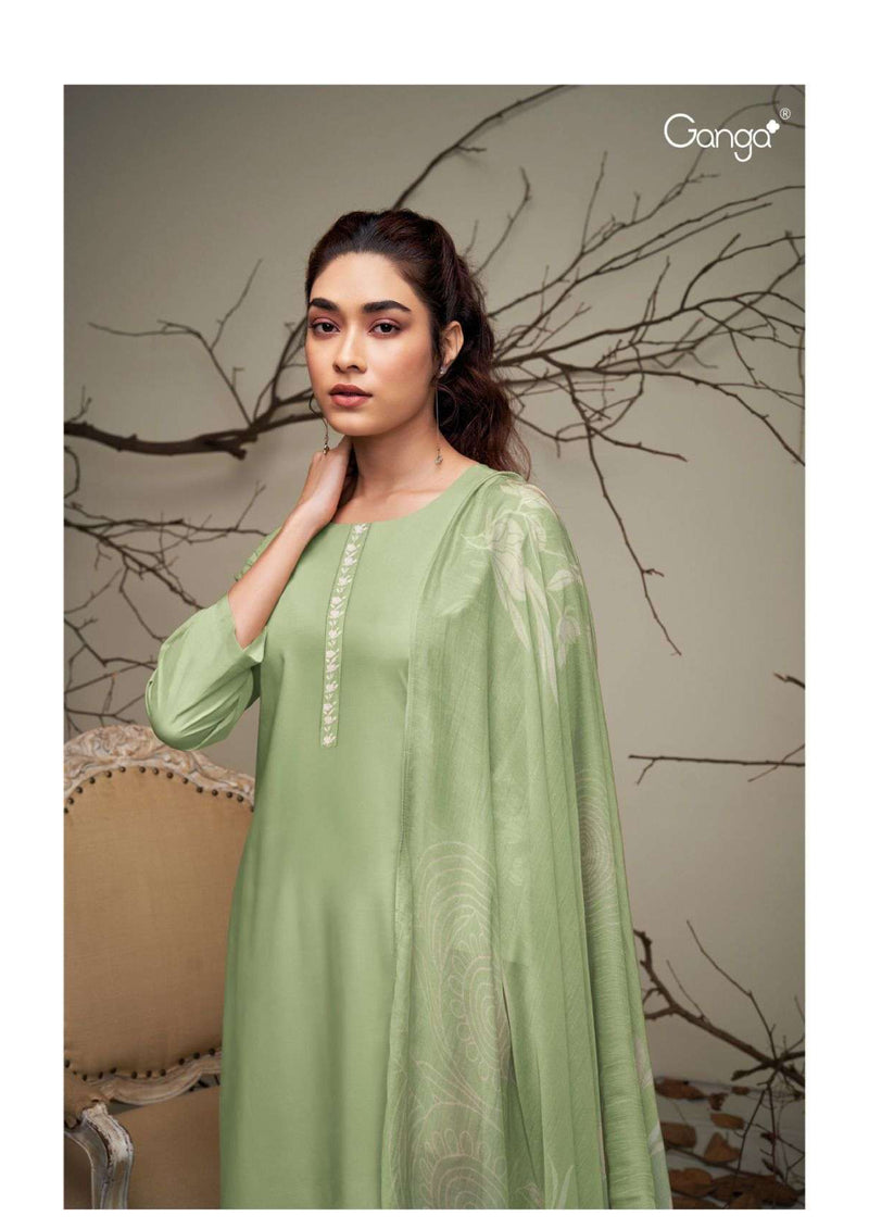 Ganga Fashion Elana 2572 Cotton Silk Salwar Kameez