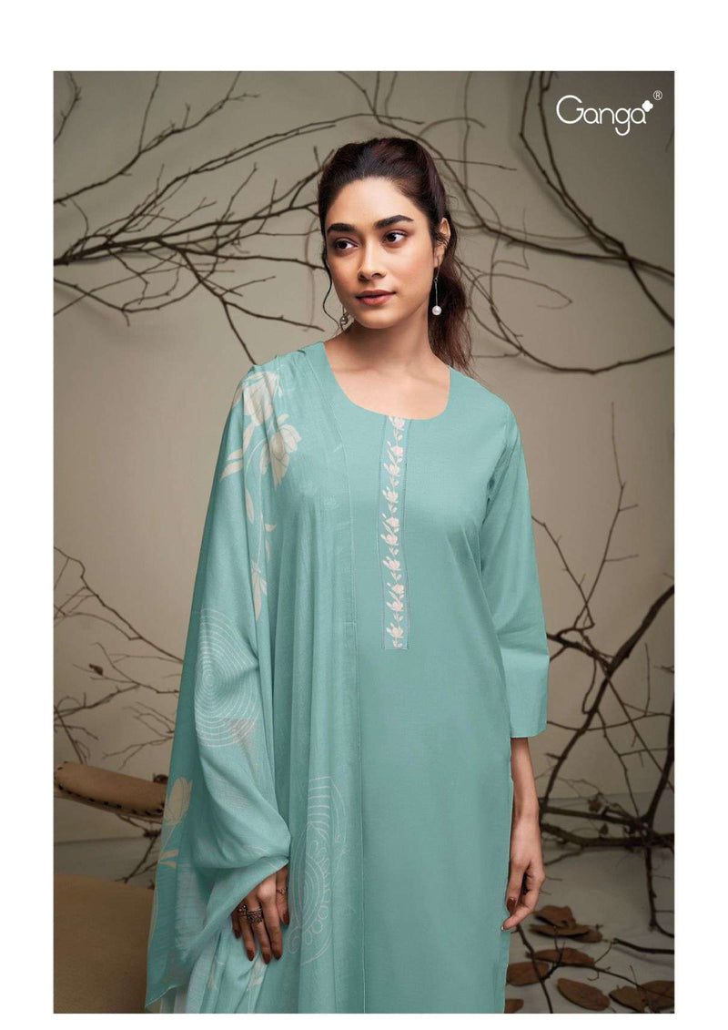 Ganga Fashion Elana 2572 Cotton Silk Salwar Kameez
