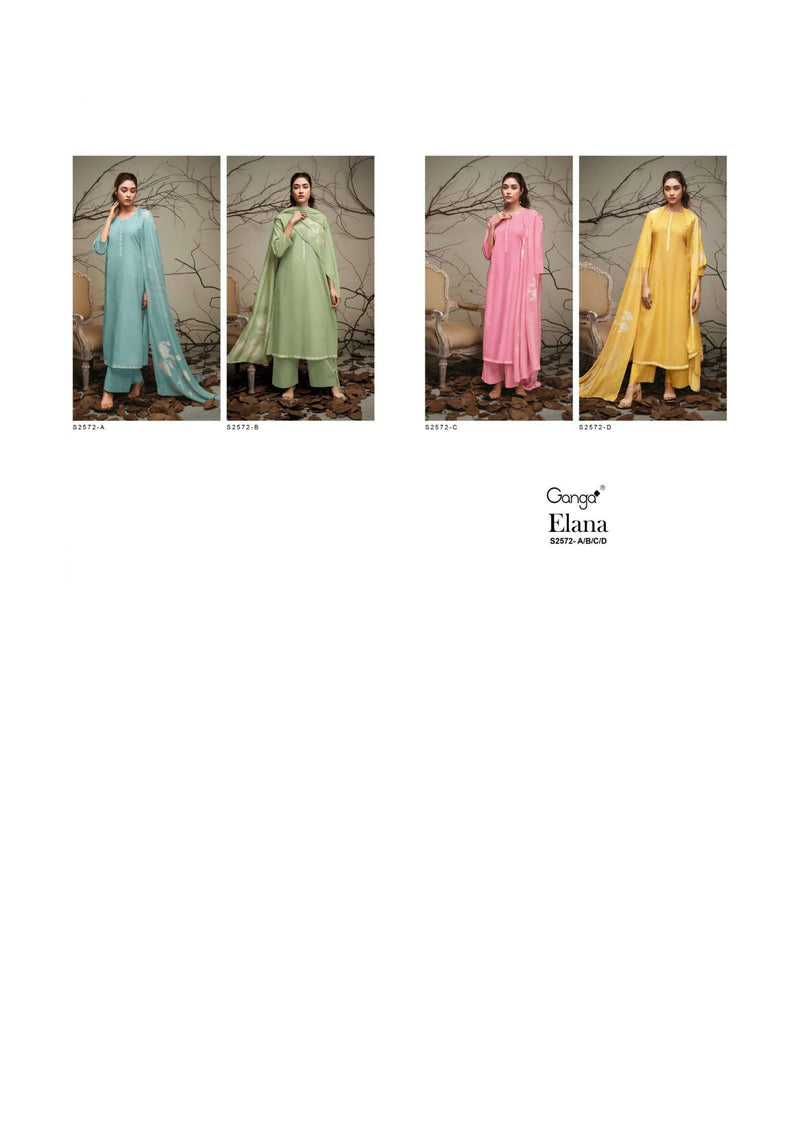 Ganga Fashion Elana 2572 Cotton Silk Salwar Kameez
