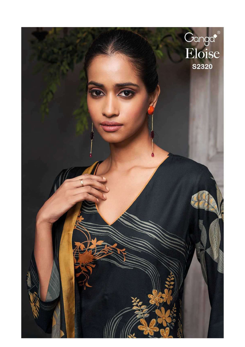 Ganga Fashion Elosia 2320 Cotton Silk Digital Printed Festival Wear Salwar Kameez
