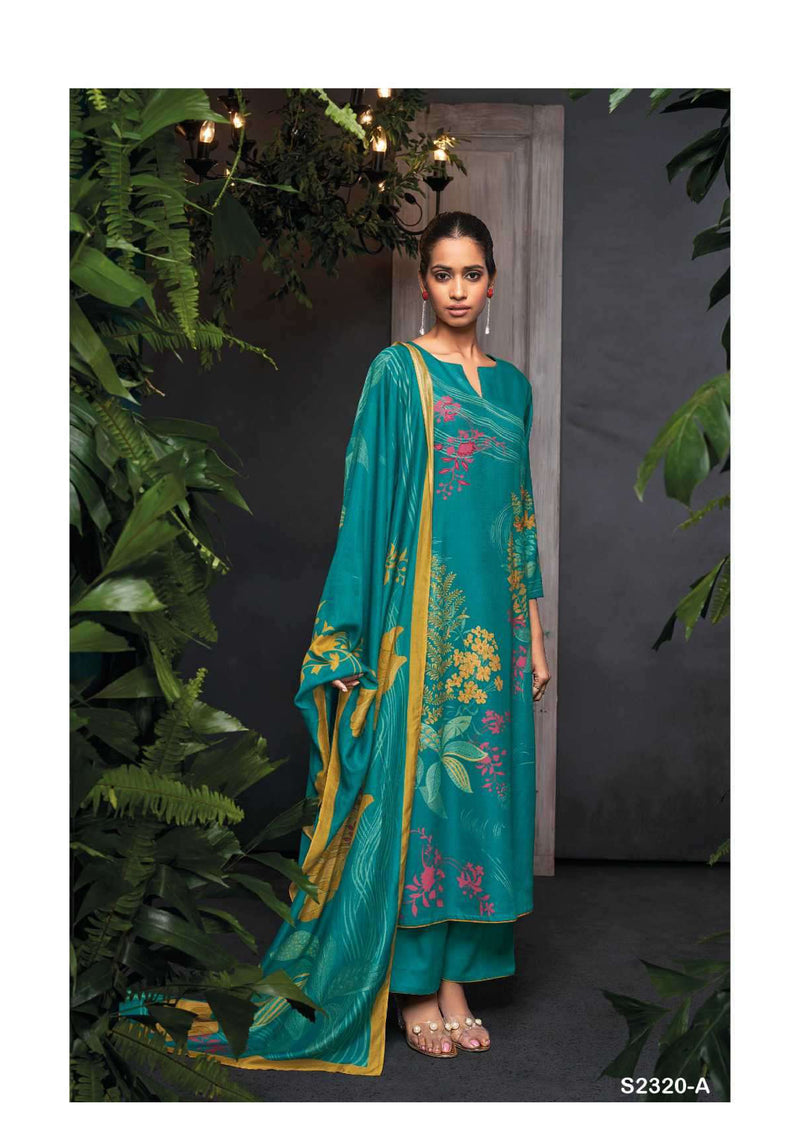 Ganga Fashion Elosia 2320 Cotton Silk Digital Printed Festival Wear Salwar Kameez