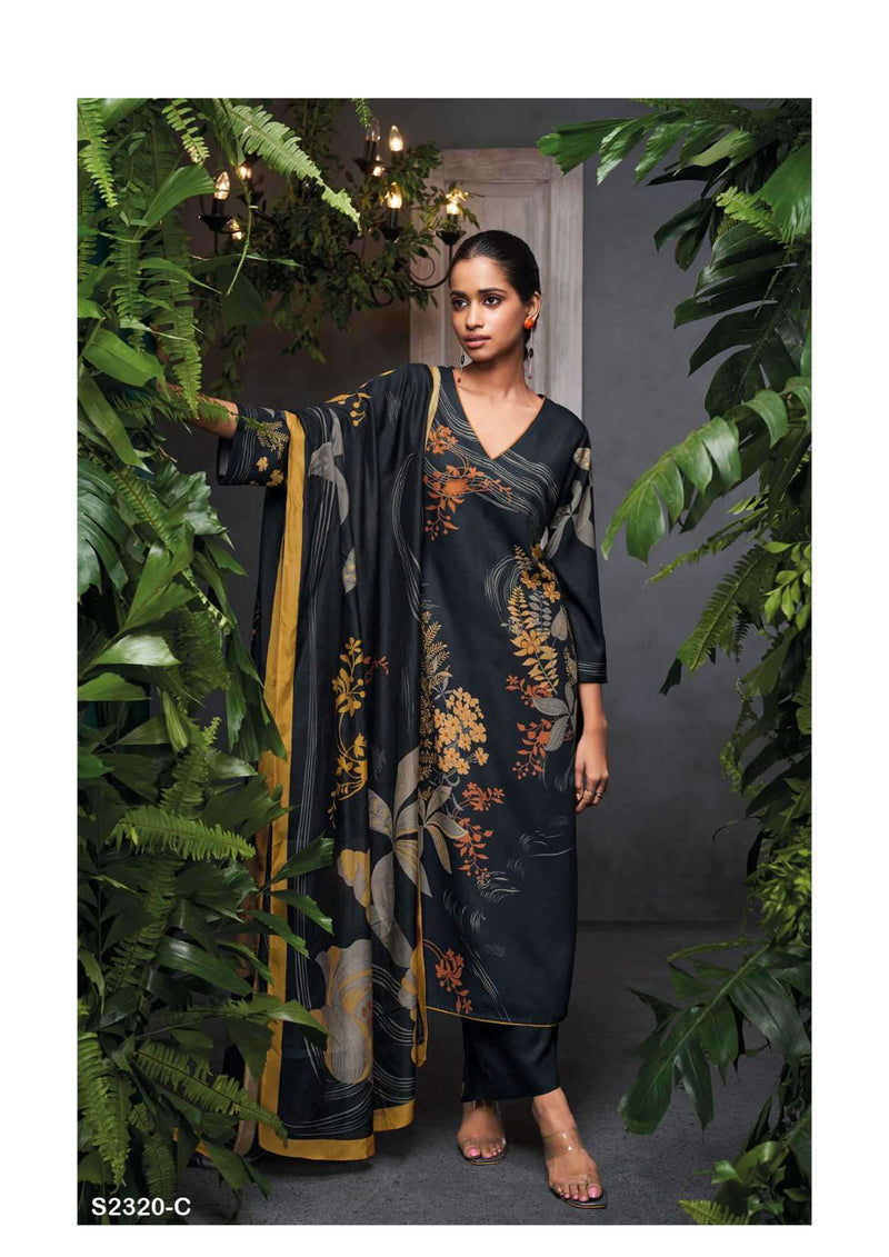 Ganga Fashion Elosia 2320 Cotton Silk Digital Printed Festival Wear Salwar Kameez