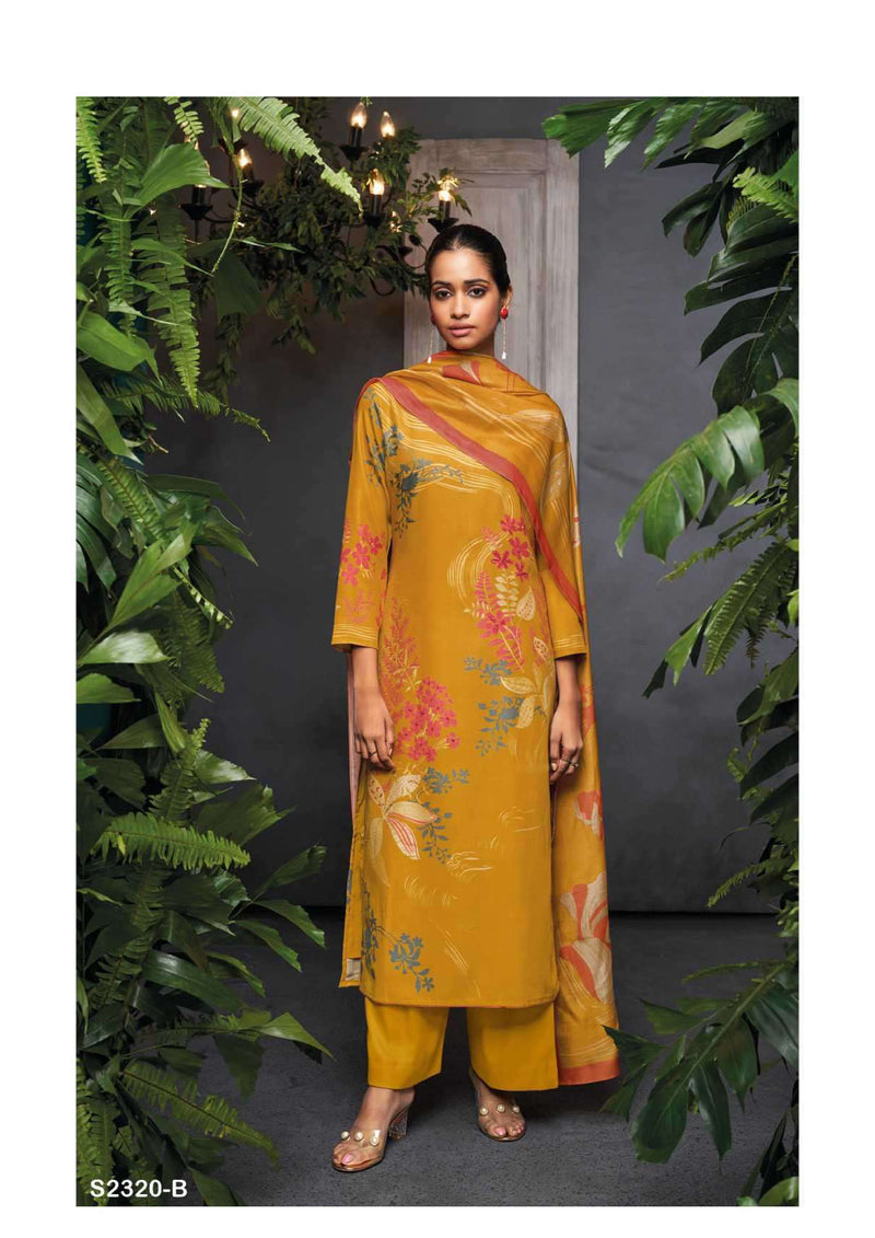 Ganga Fashion Elosia 2320 Cotton Silk Digital Printed Festival Wear Salwar Kameez