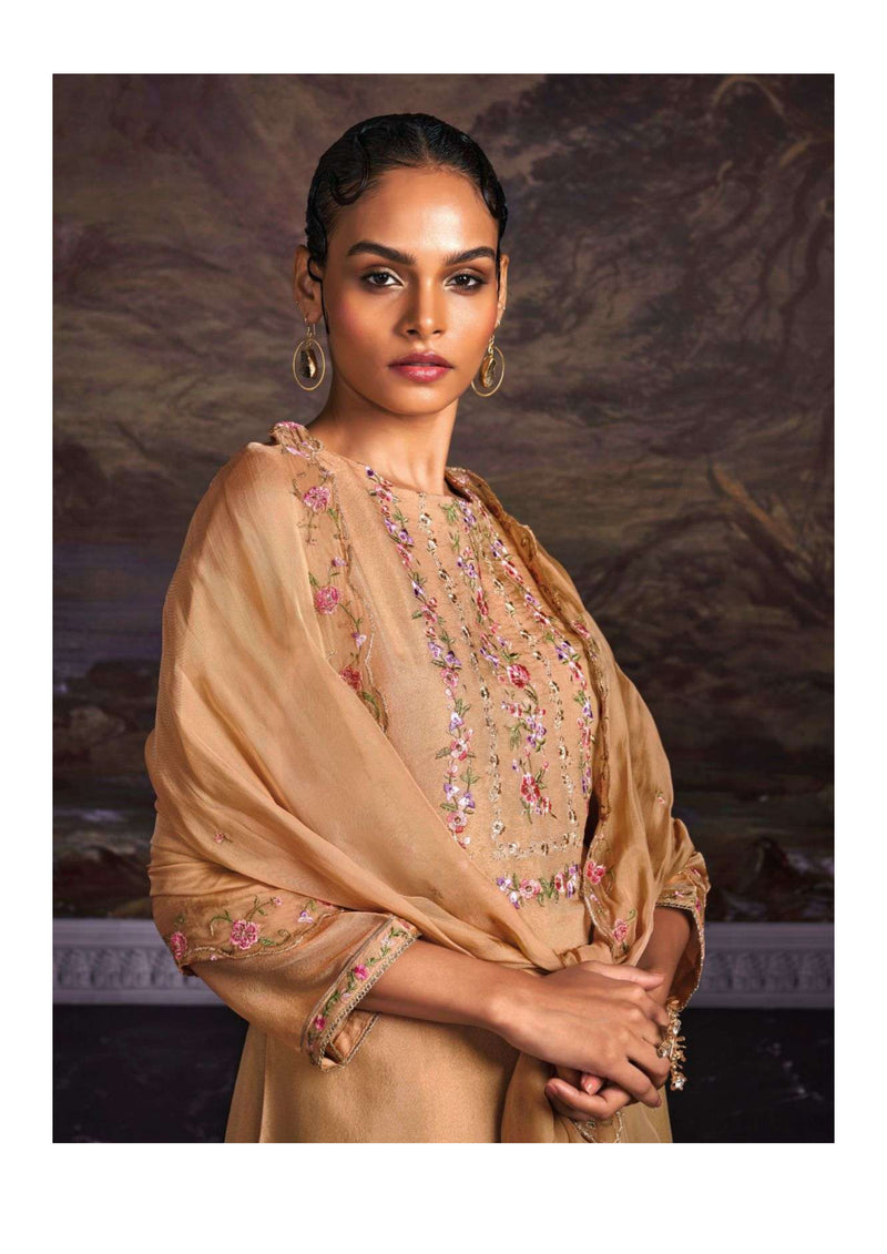 Ganga Fashion Aangan Silk Jacquard Fancy Salwar Kameez