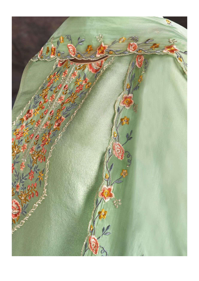 Ganga Fashion Aangan Silk Jacquard Fancy Salwar Kameez