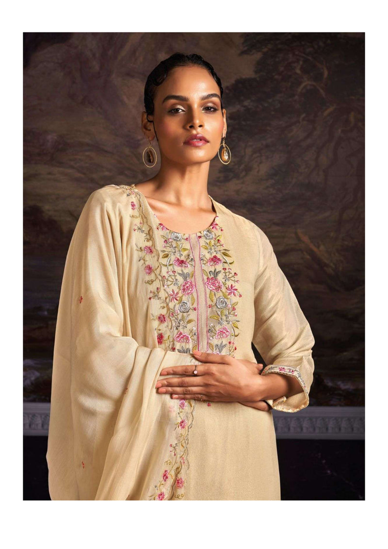 Ganga Fashion Aangan Silk Jacquard Fancy Salwar Kameez