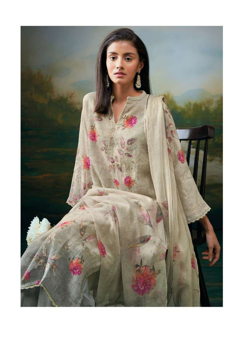 Ganga Fashion Aanvi Cotton Linen Printed Festival Wear Salwar Suit
