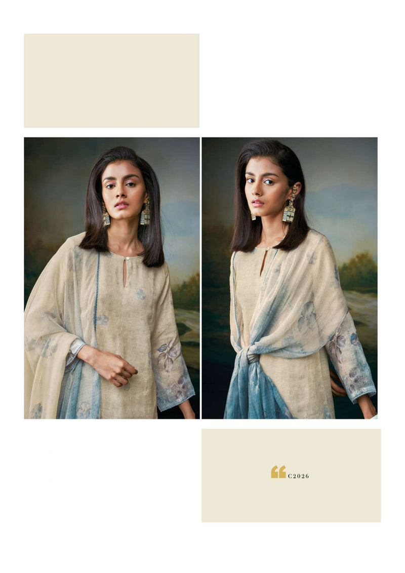 Ganga Fashion Aanvi Cotton Linen Printed Festival Wear Salwar Suit