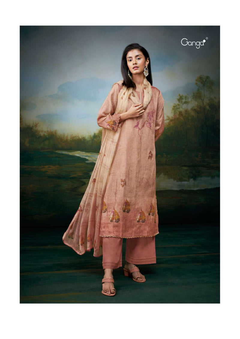Ganga Fashion Aanvi Cotton Linen Printed Festival Wear Salwar Suit