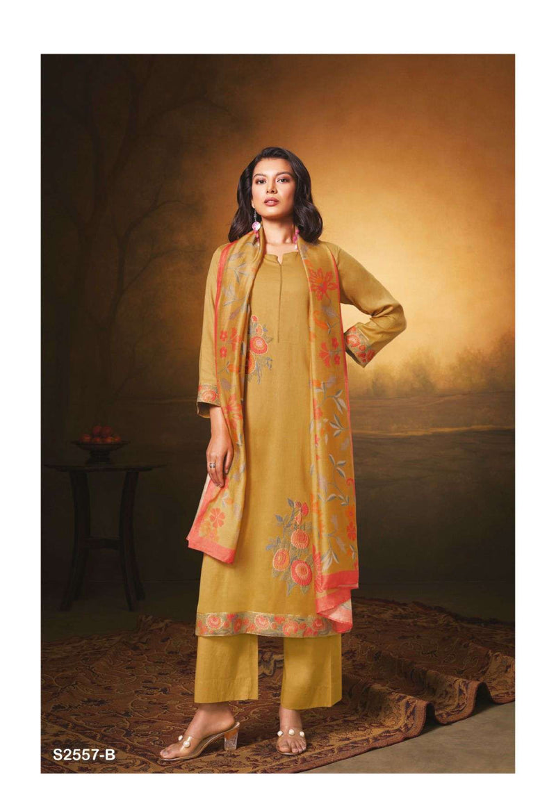 Ganga Fashion Aarvi 2557 Cotton Silk Designer Salwar Kameez