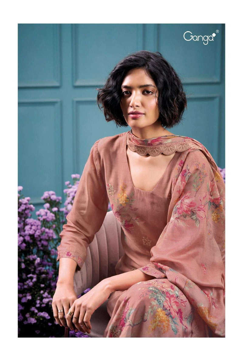 Ganga Fashion Alawiya 2881 Bemberg Silk Swarovski Work Salwar Suit