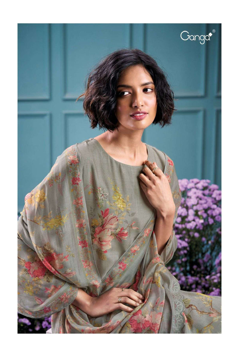 Ganga Fashion Alawiya 2881 Bemberg Silk Swarovski Work Salwar Suit