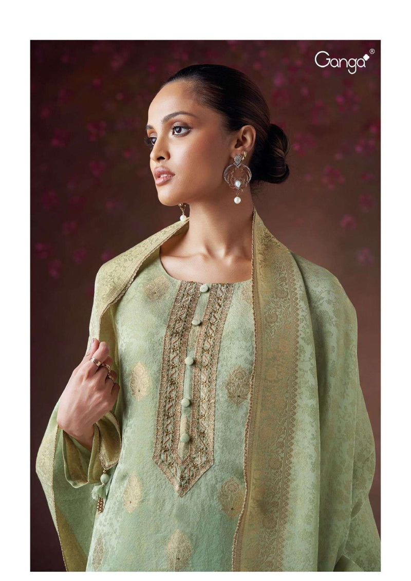 Ganga Fashion Anya 2834 Bemberg Silk Designer Party Wear Salwar Suit