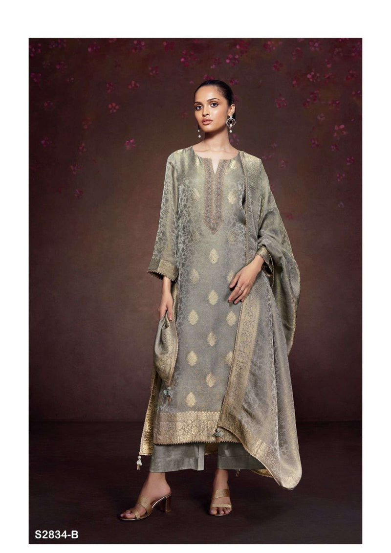 Ganga Fashion Anya 2834 Bemberg Silk Designer Party Wear Salwar Suit