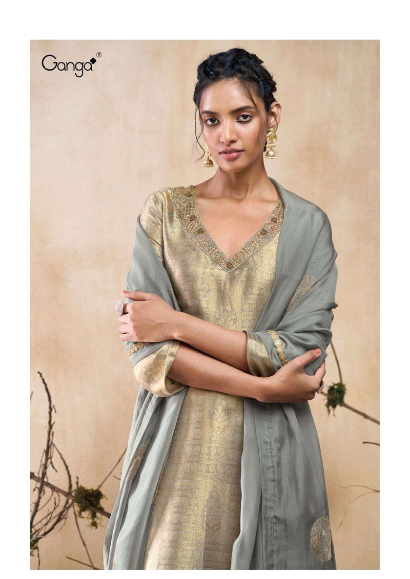 Ganga Fashion Boi 2842 Bemberg Silk Designer Salwar Suit