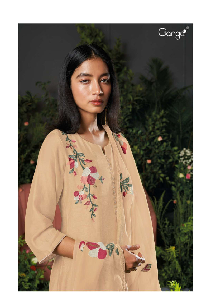 Ganga Fashion Carson 2031 Bemberg Silk Fancy Salwar Suit