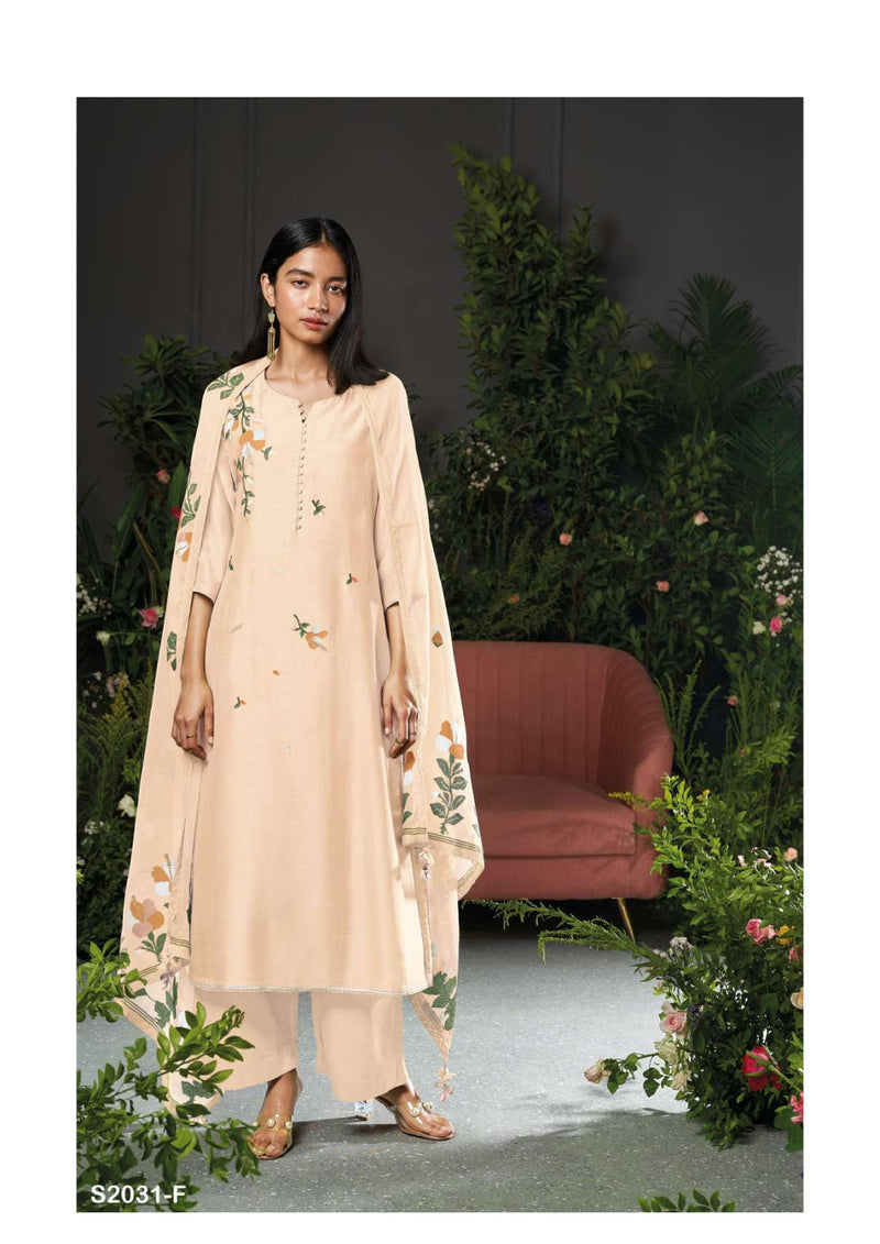 Ganga Fashion Carson 2031 Bemberg Silk Fancy Salwar Suit