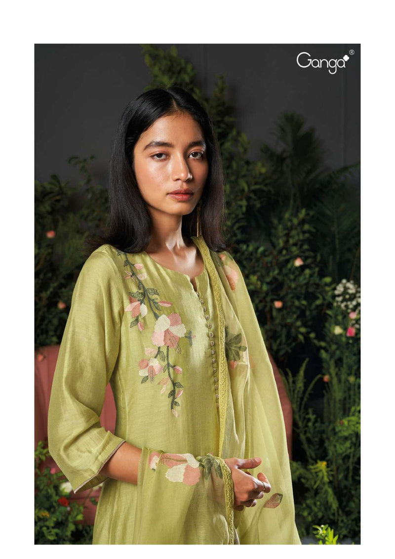 Ganga Fashion Carson 2031 Bemberg Silk Fancy Salwar Suit
