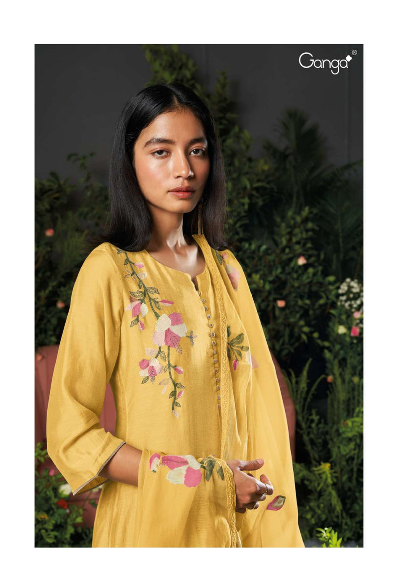Ganga Fashion Carson 2031 Bemberg Silk Fancy Salwar Suit